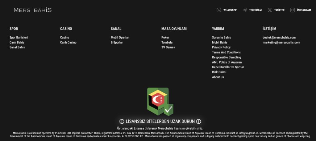 mersobahis iletisim seçenekleri